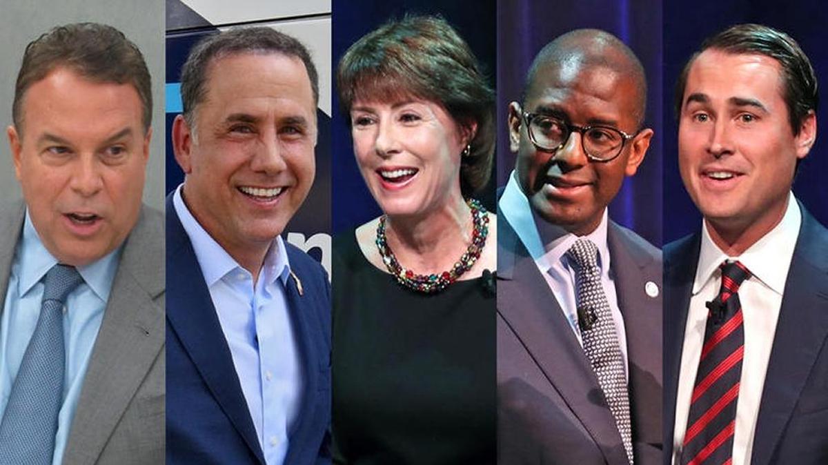The five Democratic candidates for Florida governor — Jeff Greene, Philip Levine, Gwen Graham, Andrew Gillum and Chris King — will meet Friday with the editorial page editors of the Miami Herald, the South Florida Sun Sentinel and Palm Beach Post for one-hour back-to-back interviews.