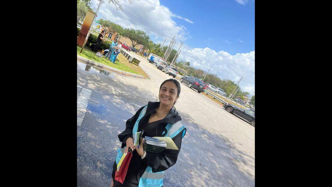 Linda Fernandez is the South East Program Coordinator for Sidewalk Advocates for Life. The group stands on the sidewalks outside of abortion clinics and give pamphlets with alternate resources to women who are considering the procedure.