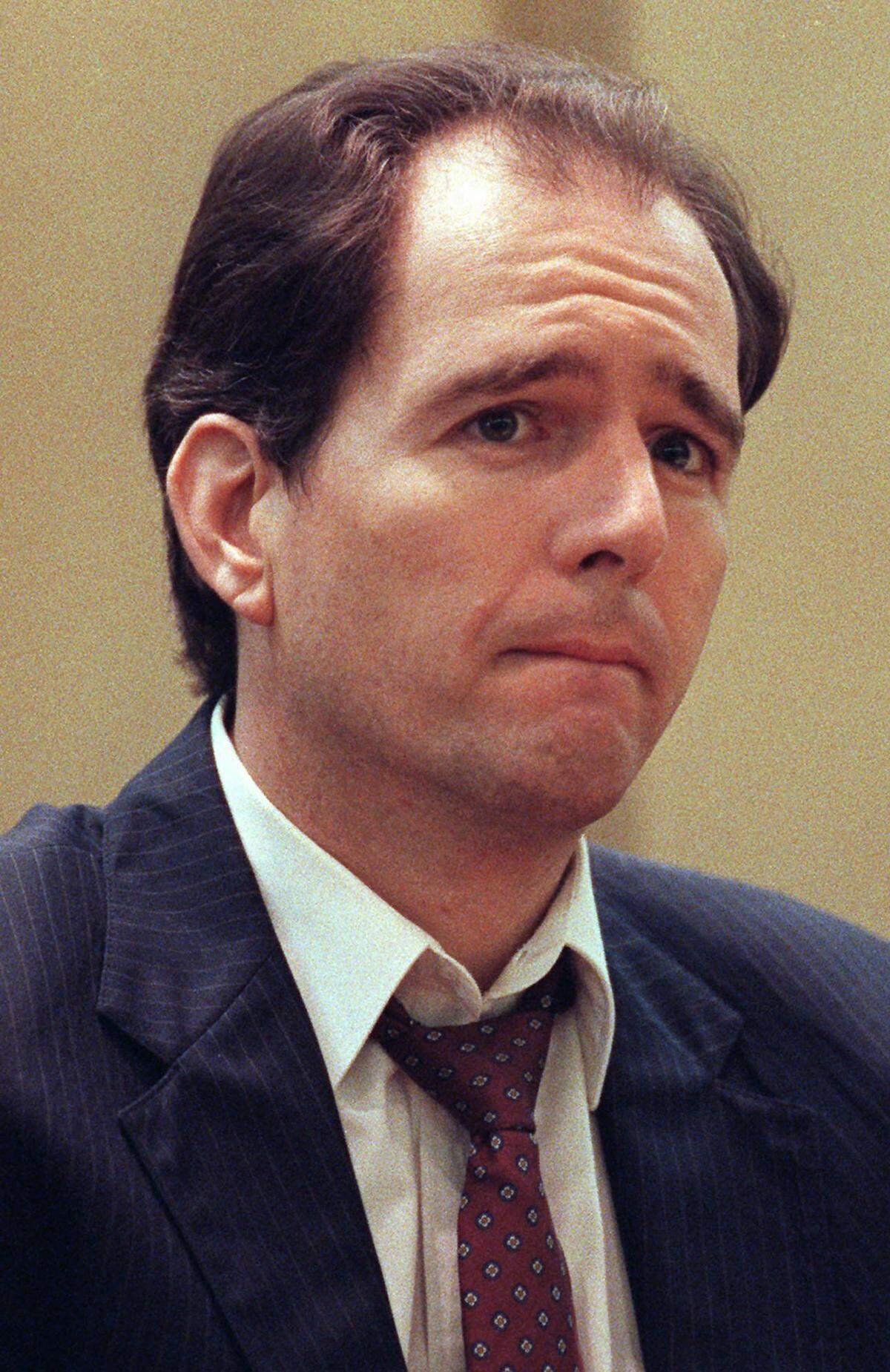 Danny Harold Rolling is shown in this Feb. 13, 1994 photo, during his trial in Tampa, Fla., during which he plead guilty to the serial murders of five young women at the Unviersity of Florida in Gainesville. 