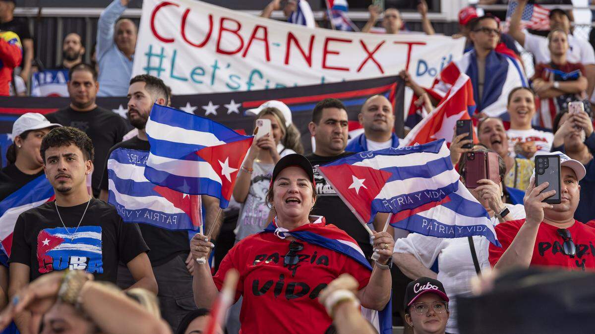 A Free Cuba Rally at Milander Park on March 24, 2026, in Hialeah aimed to bring together voices of the Cuban exile community in support of Cuba’s freedom.