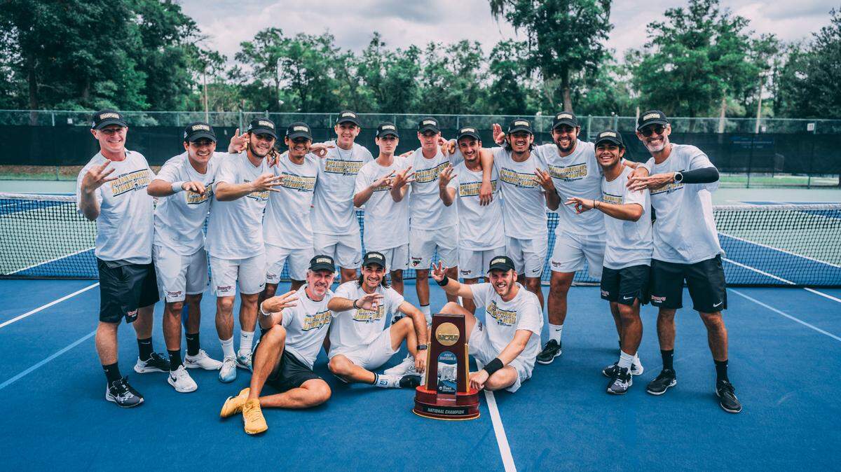 Barry University’s men’s tennis team repeated as national champions.