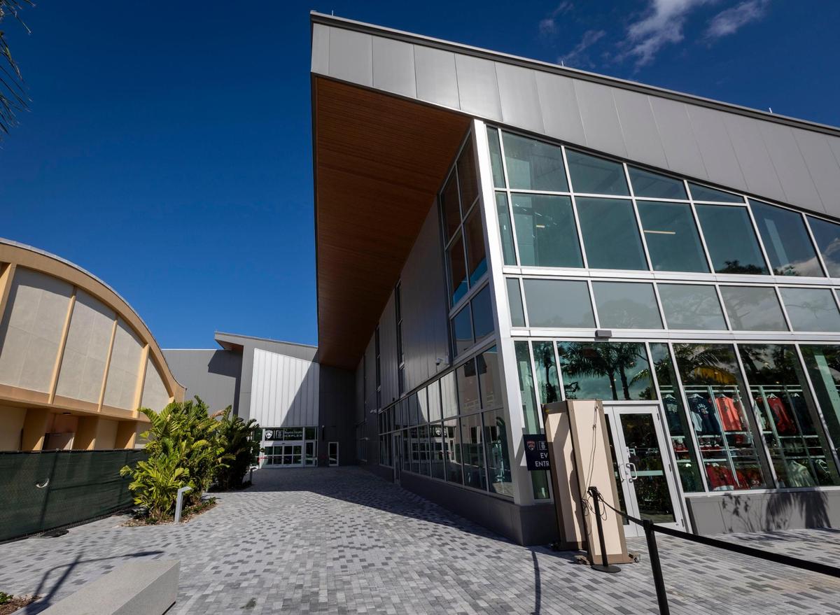 The newly constructed Baptist Health IcePlex in Fort Lauderdale is located next to the FTL War Memorial 800 NE 8th St., Fort Lauderdale, FL 33304