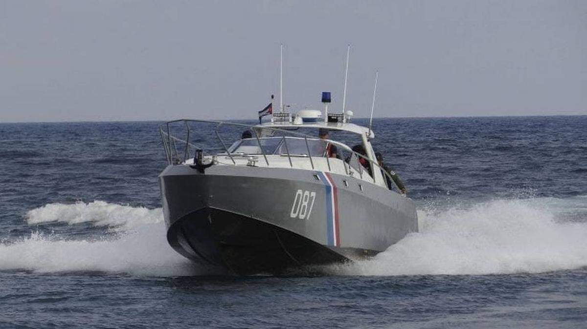 Cuban Coast Guard vessel. 