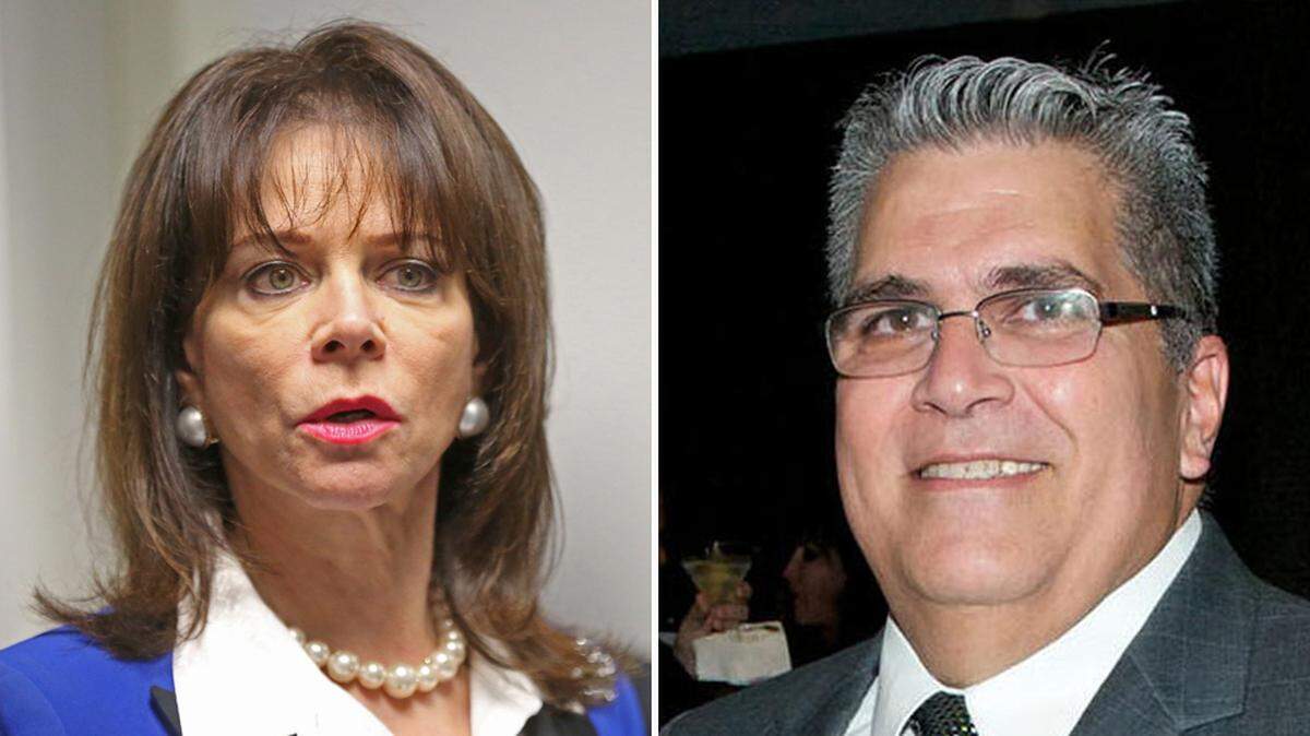 Prosecutors from the Miami-Dade State Attorney’s Office and defense attorneys from the Public Defender’s Office were denied competing motions to have each other removed from litigating a 2020 murder trial in which both sides approached a key witness in the case. State Attorney Katherine Fernandez Rundle, pictured left, and Miami-Dade Public Defender Carlos Martinez, right.