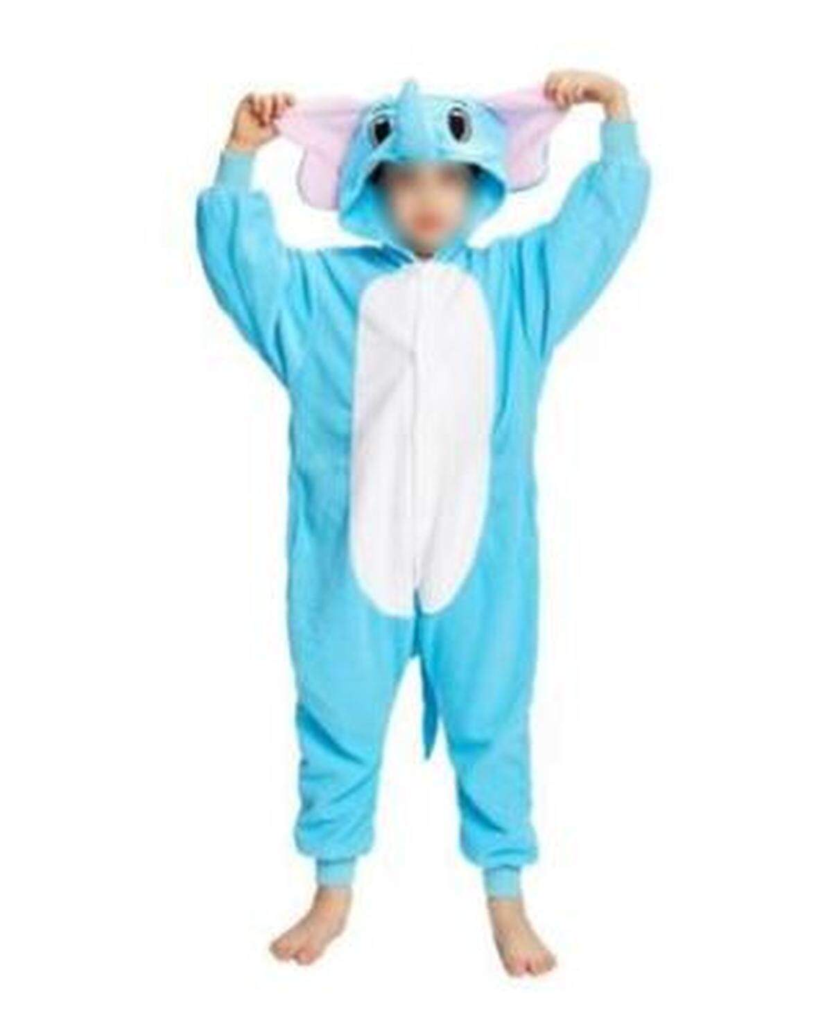 Weihai Juanhai Decoration Material NewCosplay children’s sleepwear Blue Elephant