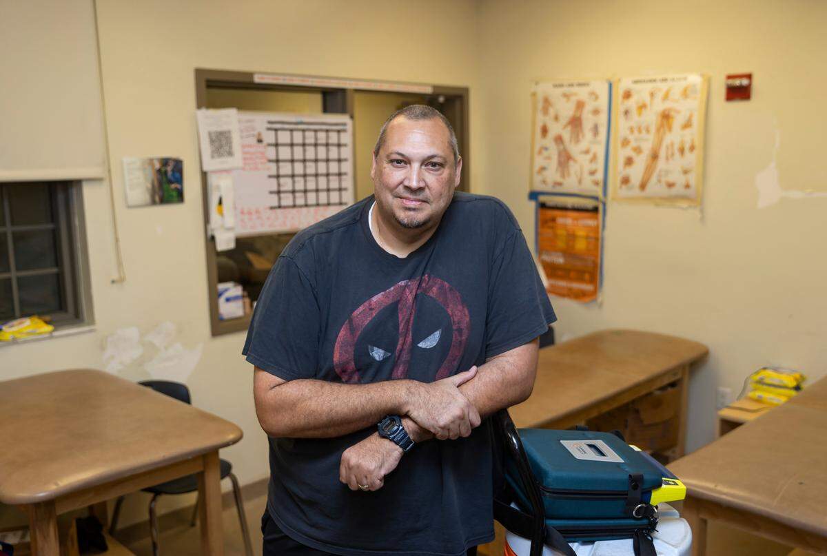 Miami Senior High School Athletic Trainer Mathias Costa.