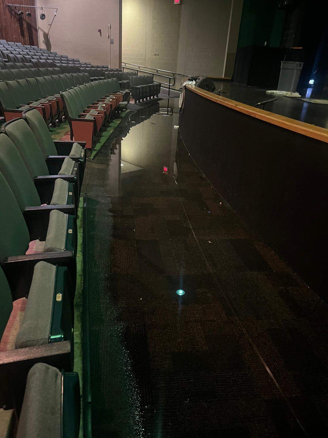 Damage left behind at Parkway Middle School in Fort Lauderdale following historical rainfall on the week of April 12, 2023.