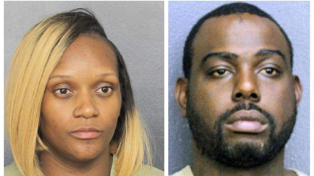 Miami-Dade Corrections officer Adina Spry and her boyfriend, Marcus Wright