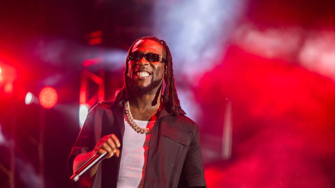 Burna Boy at the Tipsy Festival, Bayfront Park, on October 8th, 2022.