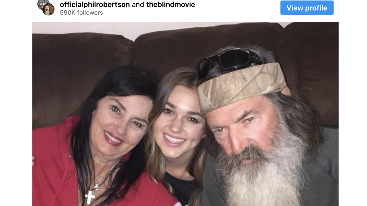 Sadie Robertson speaks out after her grandfather’s diagnosis is made public.