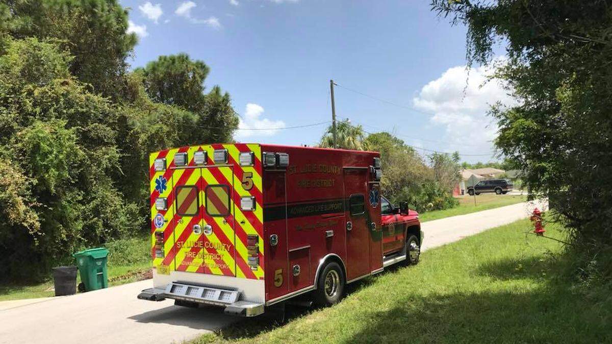 Port St. Lucie fire rescue takes a 4-year-old girl to the hospital after her older sister, 16, found her facedown in the master bedroom bathtub while she was doing chores around the house. Their mother had left to run errands and put the teen in charge on Aug. 9, 2018.