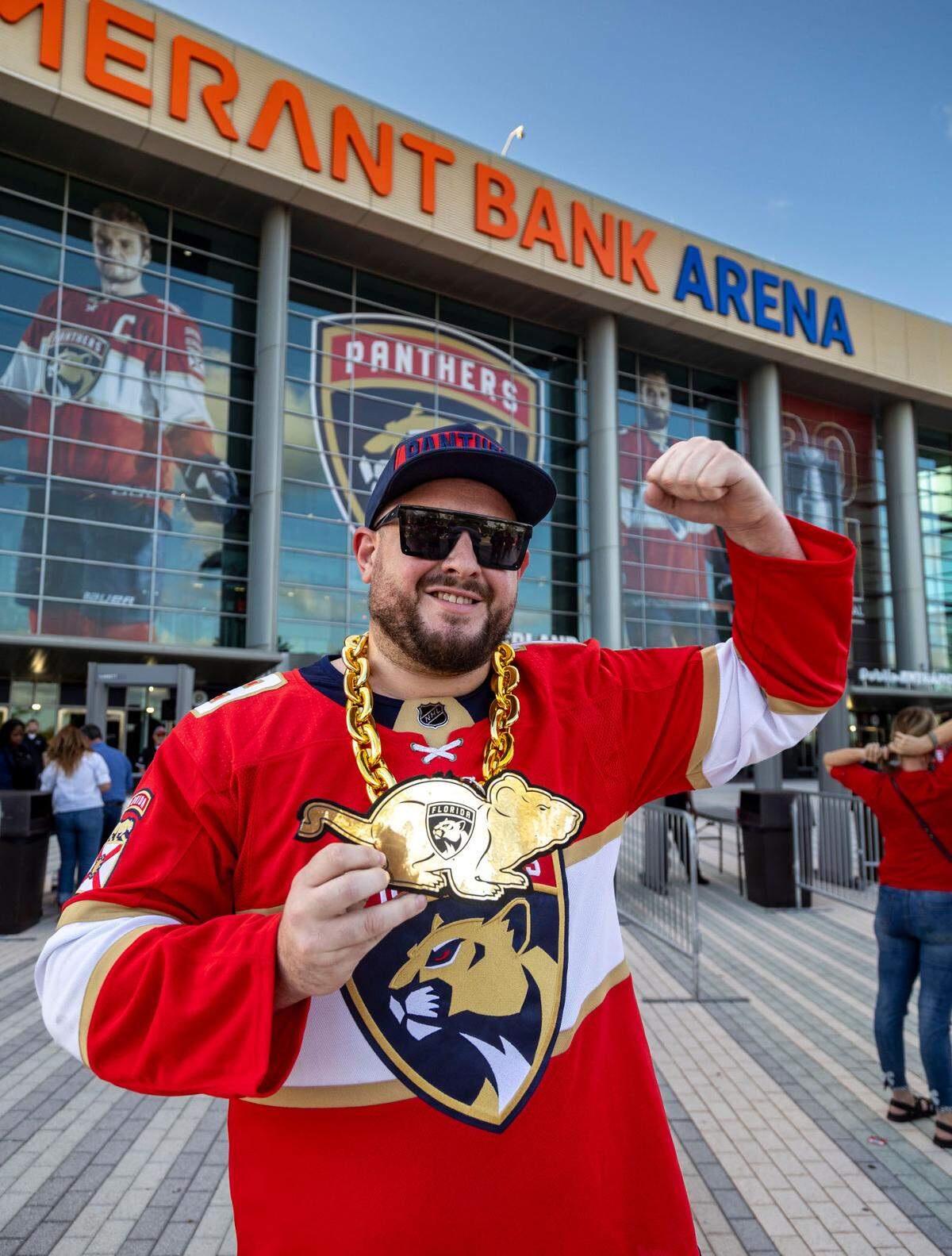 Panthers fan and Pompano Beach resident Eddie Rondeaux is sure the Panthers are going to bring the Stanley Cup home tonight.