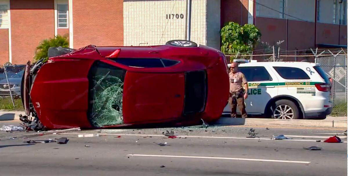 A man “of interest” in a Kentucky killing led Miami-Dade police officers on a chase on Monday, Feb. 26, 2024, according to authorities.