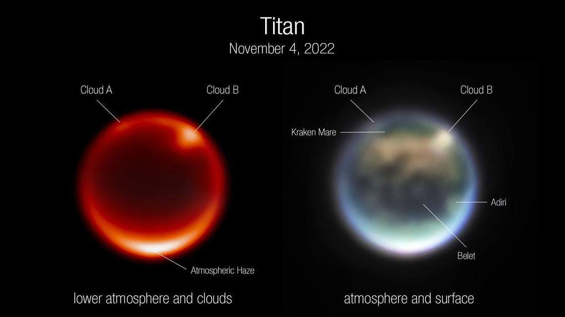 Clouds and ‘seasonal weather’ exist on Saturn’s ‘Earthlike’ moon Titan, NASA says