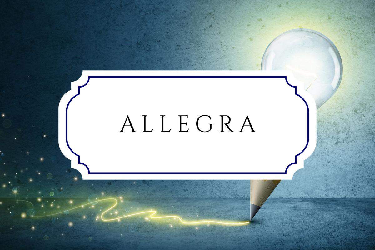 names related to art and creativity allegra