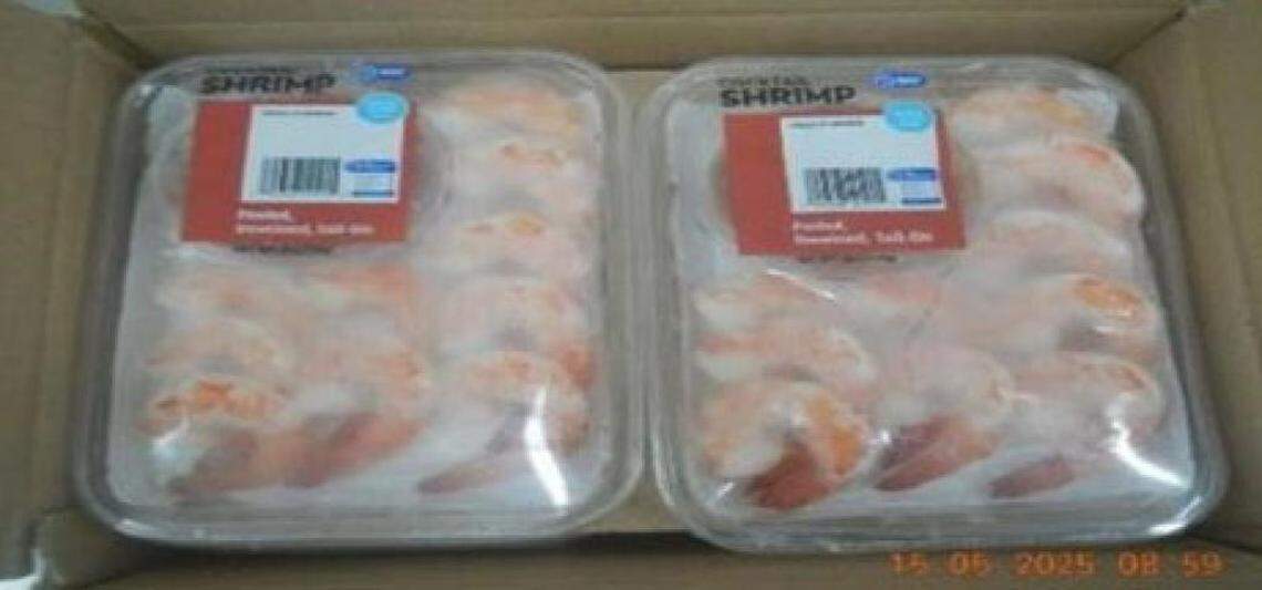 Recalled shrimp cocktail made by Aquastar to be sold at Walmart.
