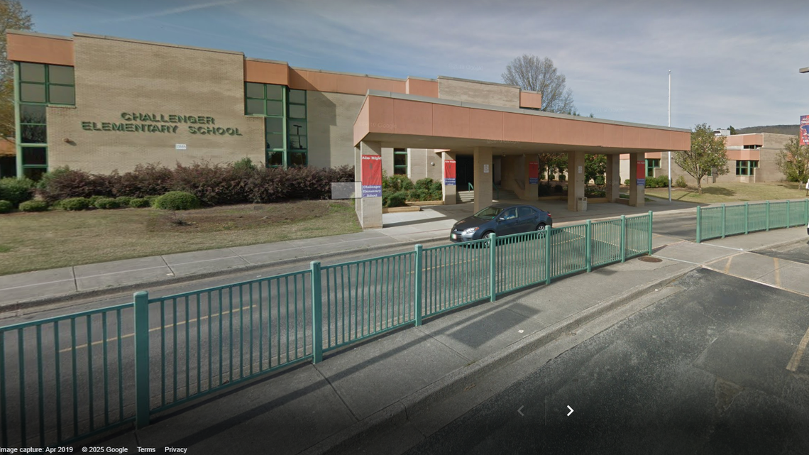 A firearm inside a second-grader’s backpack went off at the end of the school day at Challenger Elementary School, officials said.