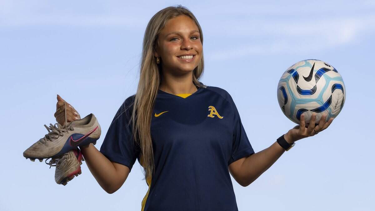 Bianca Raskin, St.Thomas Aquinas High School, Soccer. All-Broward players photographed at Brian Piccolo Sports Park on Wednesday, March 25, 2026, in Cooper City, Fla.