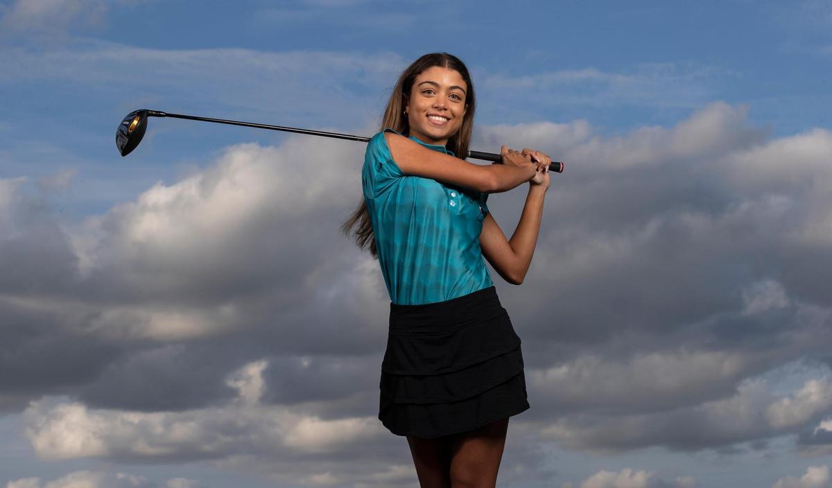 Coral Glades’ Bianca Gibbs is the Miami Herald’s Girls’ Co-Golfer of the Year for Broward County.