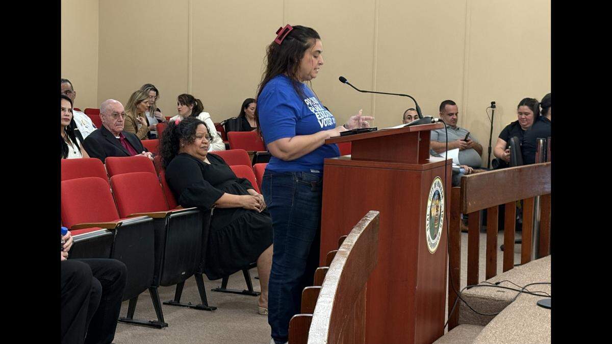 Jacqueline Gilbert, a Hialeah resident, told the City Council on Tuesday she is concerned about an agreement between the police department and Immigration and Customs Enforcement.
