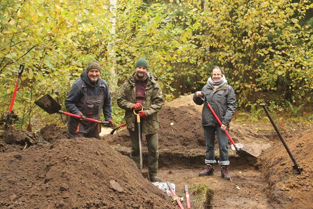 Experts have plans to continue exploring beneath the stone slab, they said.