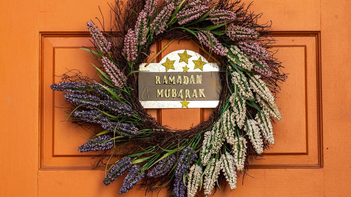 Decorations celebrating Ramadan at the house of a former Broward County teacher, Naima Khan-Ghany, who pushed to get Eid-al-Fitr recognized by Broward Public Schools.