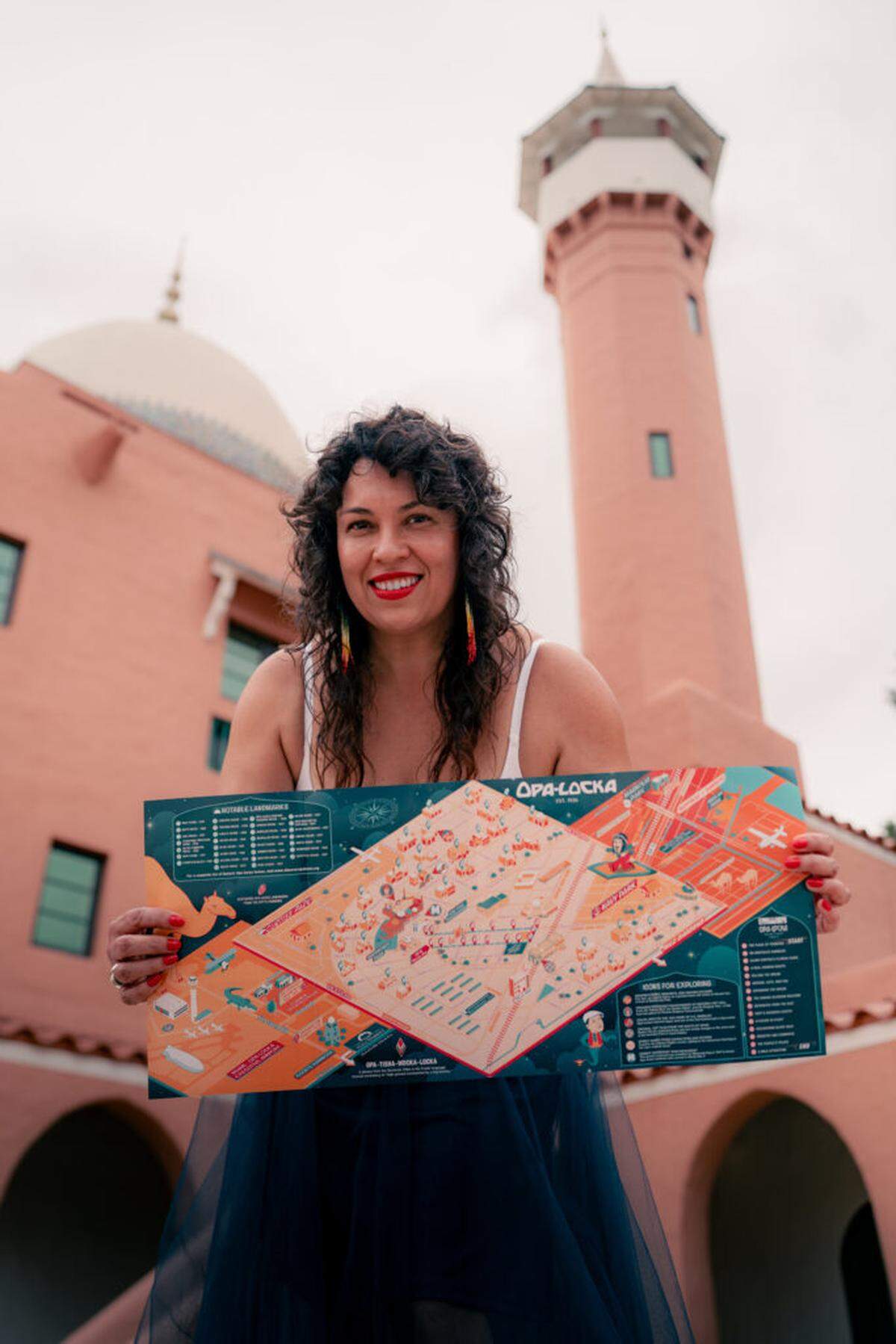 When graphic artist Ana Maria Rodriguez was first introduced to Opa-locka, she was captivated not just by its architecture, but by the story behind it.