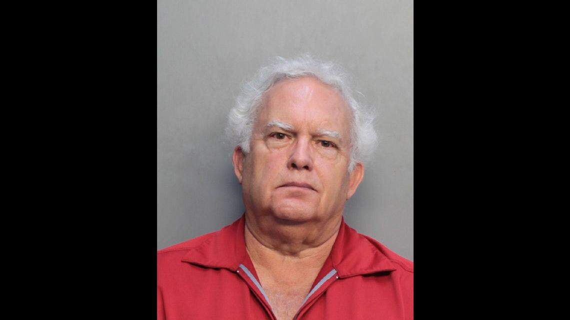 Robert Craig Davis’ booking photo on Nov. 17, 2018.  The Key Largo man is accused of using a shield to cover his license plate so that it is undetected by cameras on toll roads.