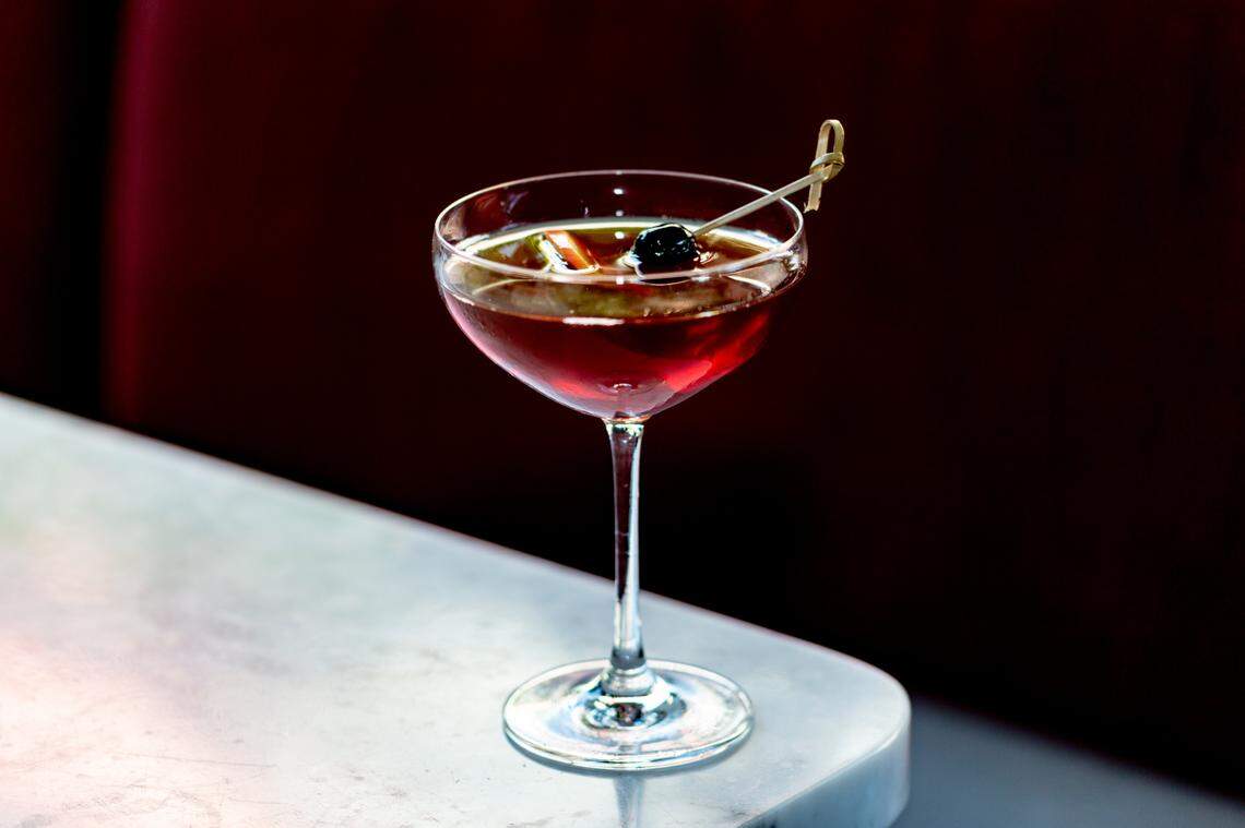 Don’t worry — you can get craft cocktails at North Italia, too, like the Black Apple Manhattan.
