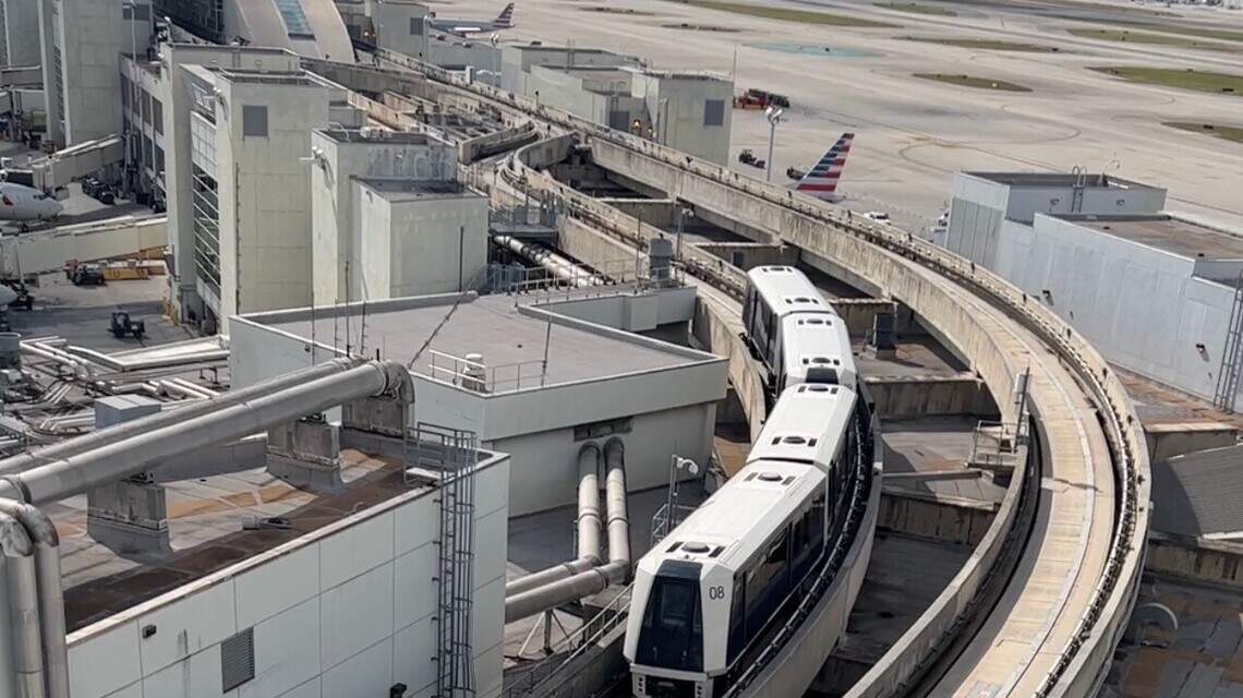 Skytrain operating again at Miami International Airport after six-month shutdown