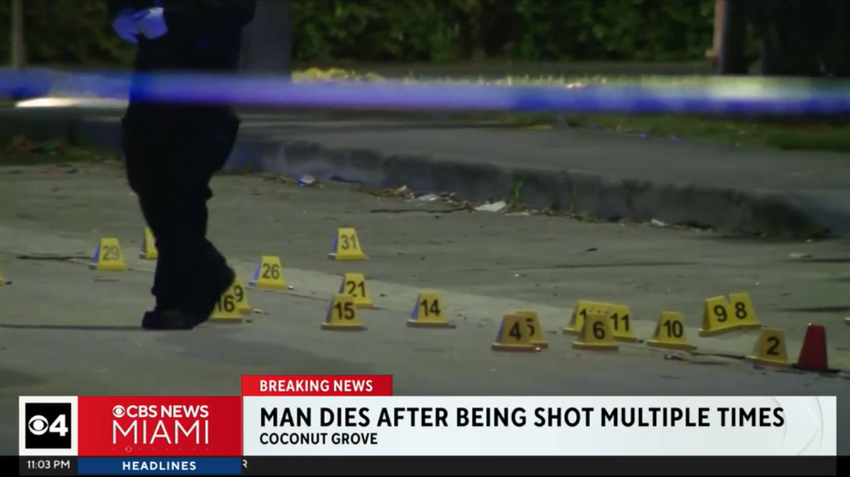 A man was shot and killed near Plaza Street and Florida Avenue in Coconut Grove on Tuesday, Feb. 13, 2024, Miami police said.