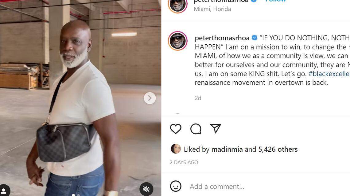 Peter Thomas/Instagram