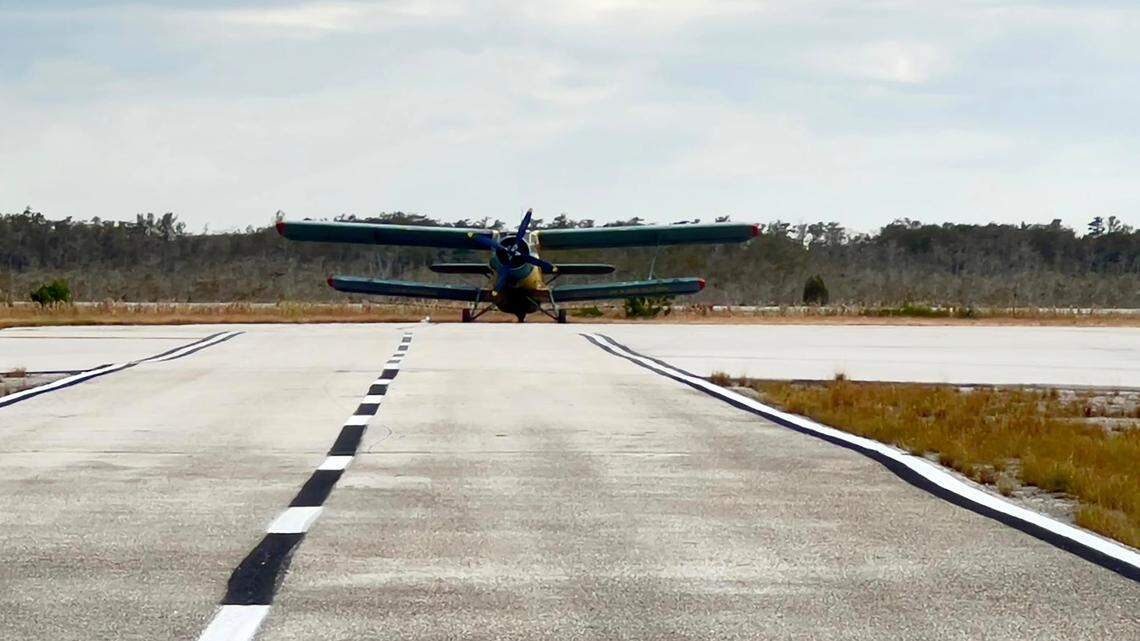 A Cuban pilot landed a small Russian-made plane at the Dade-Collier Training and Transition Airport. (Courtesy Gabriel Duffau)