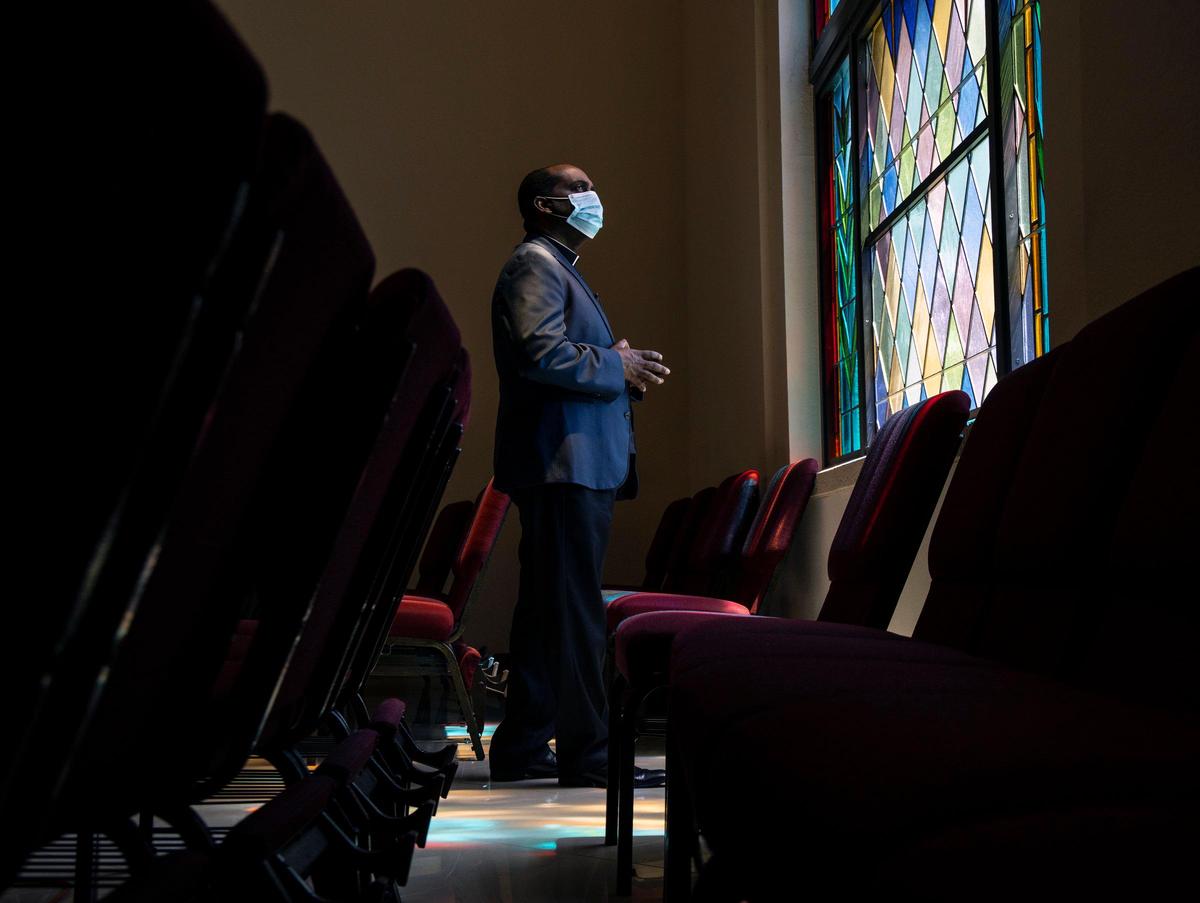 Rev. Reginald Jean-Mary, pastor, Notre Dame d’Haiti Mission in Little Haiti.