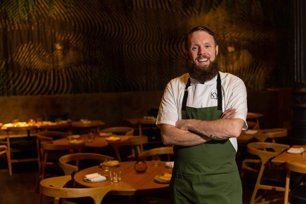 Executive chef Chris Arellanes leads the kitchen at KYU.