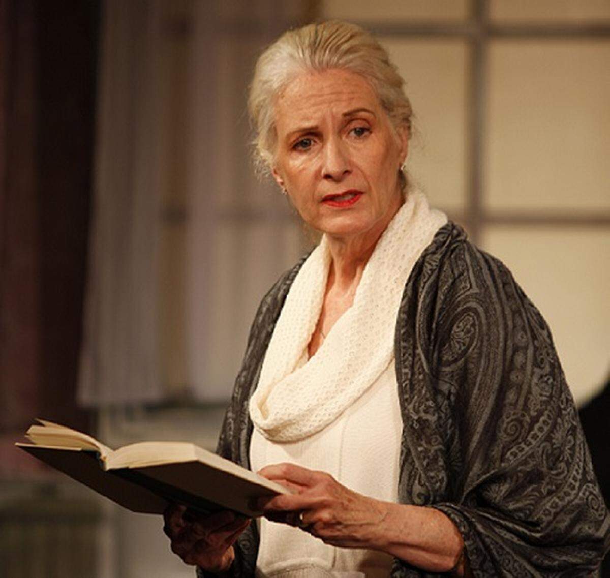 Sara Morsey, seen here in the Florida Repertory Theatre production of ‘The Year of Magical Thinking,’ reprises the role in GableStage’s new production.
