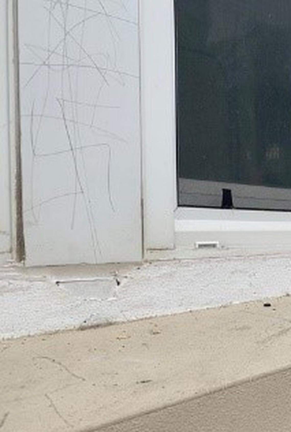 In December 2018 a swastika was etched into a building owned by a Jewish doctor in Miami.