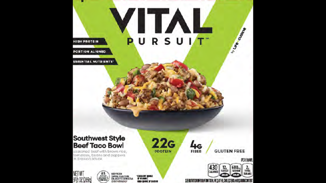 Vital Pursuit Southwest Style Beef Taco Bowl