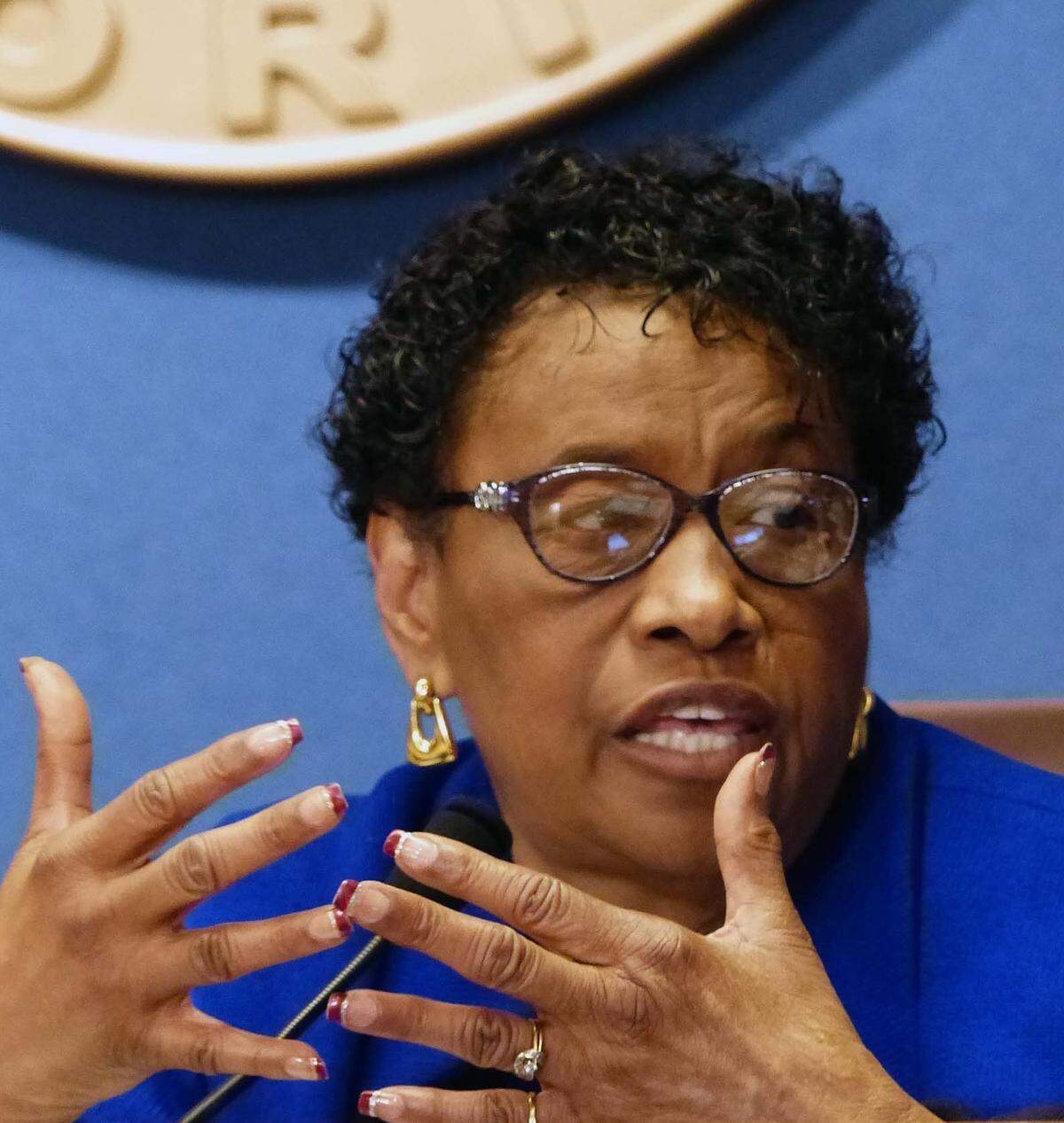Barbara Jordan brought two measures before the Miami-Dade County Commission Tuesday aimed at making it harder for Formula One races to be held in and around Hard Rock Stadium in Miami Gardens.