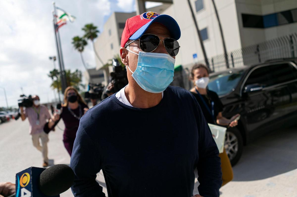 Alexis ‘Alex’ Rodriguez leaves the Turner Guilford Knight Correctional Center in Miami after posting bail on Thursday, March 18, 2021. Rodriguez faces charges related to his Senate District 37 campaign.