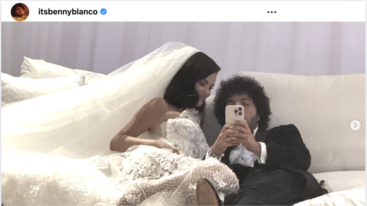 Benny Blanco and Selena Gomez get married in intimate California wedding.