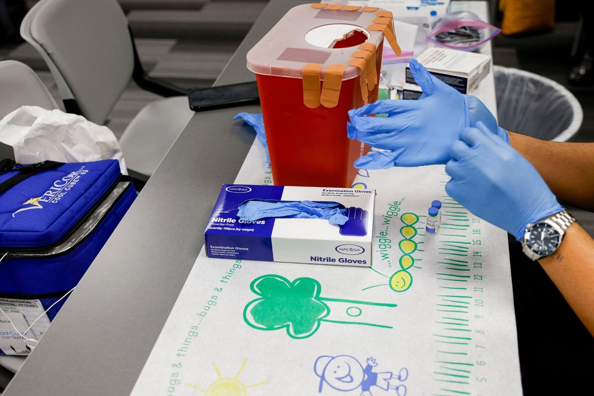 The measles, mumps and rubella vaccine, or MMR, is highly effective against measles, public health experts say. (Liz Rymarev/The Dallas Morning News/TNS)
