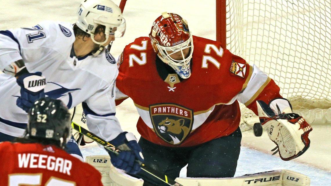 Panthers ‘up to the challenge’ as they beat defending Stanley Cup champion Lightning