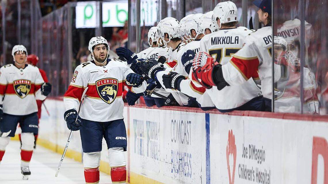 Panthers trade acquisition impresses in return as Florida rallies to beat Red Wings