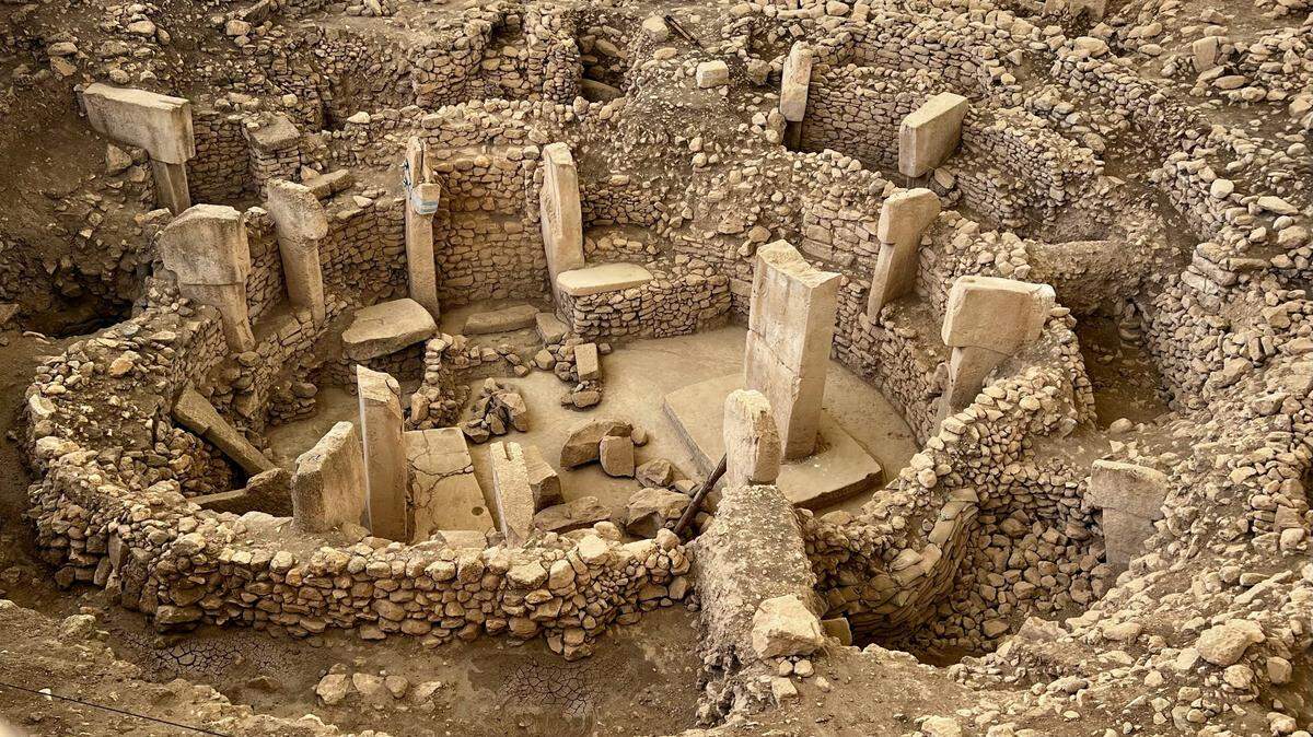 At Göbekli Tepe in southern Turkey, large pillars are decorated with carvings depicting the cosmos.