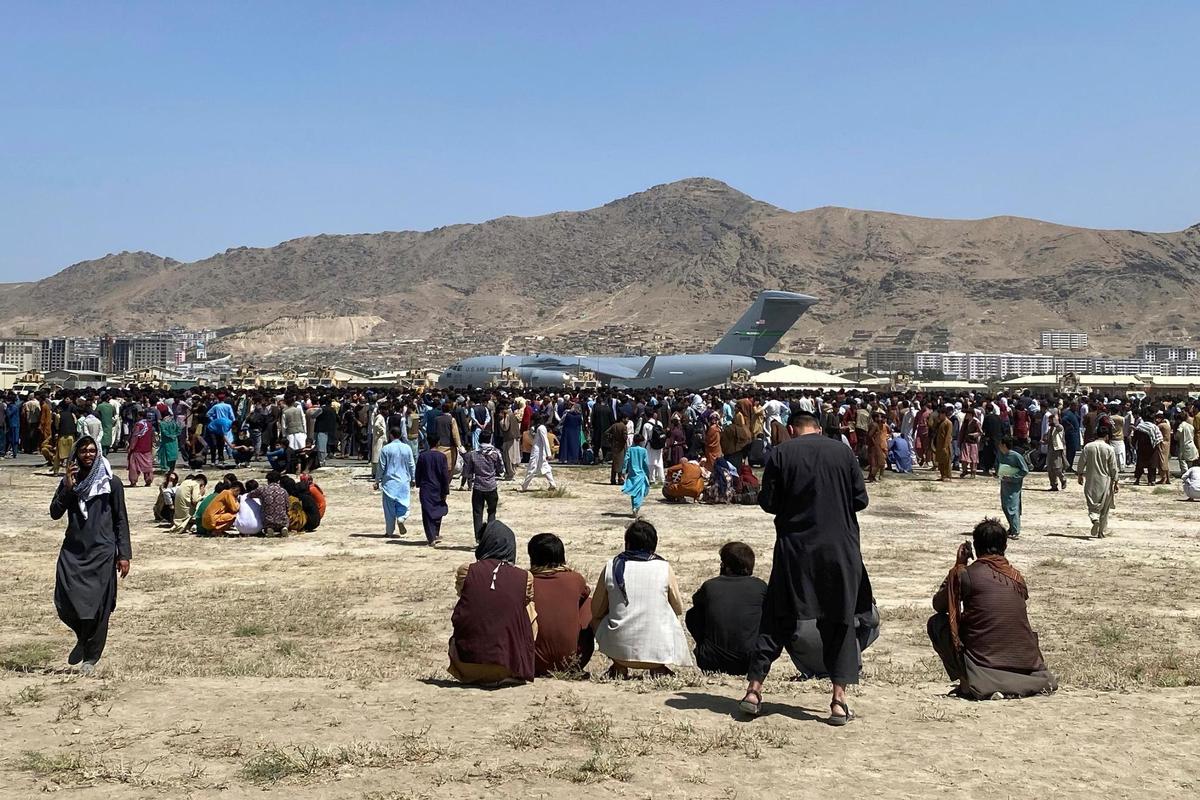 The U.S. withdrawal from Afghanistan is similar to a soccer riot, but not as organized.