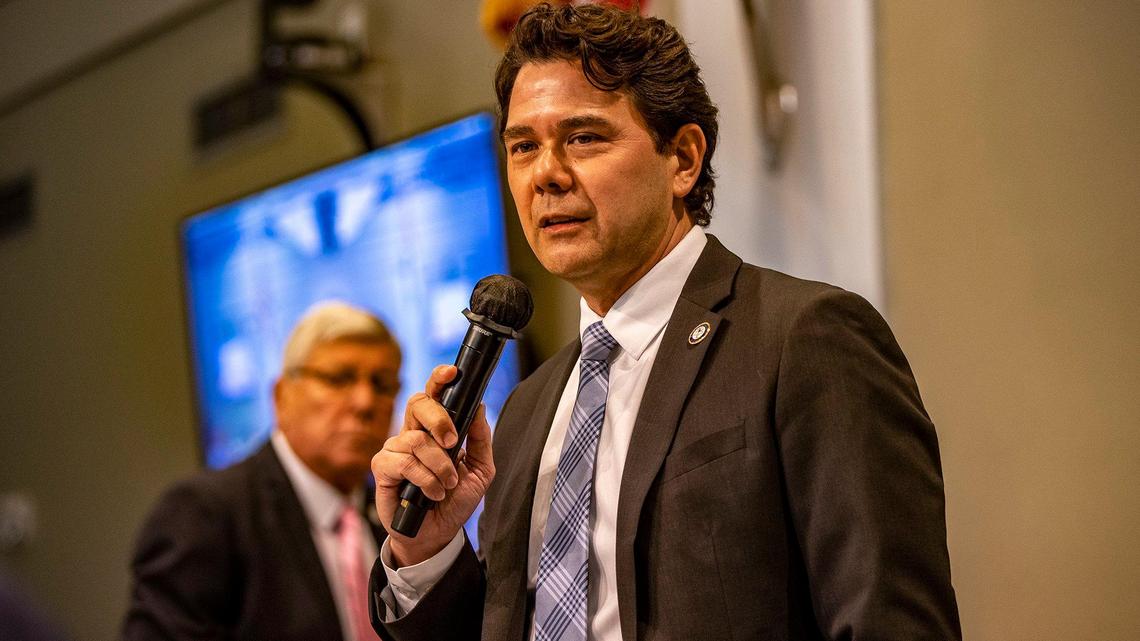 Commissioner Ken Russell’s district includes Coconut Grove, which was divided into three districts after commissioners approved a new voting map Thursday.