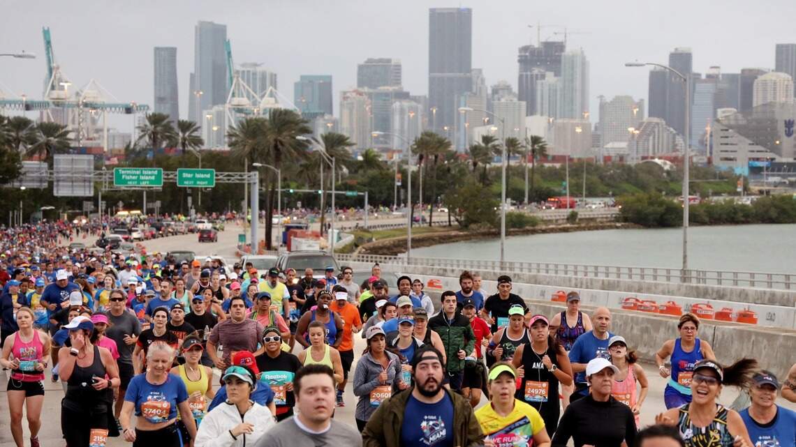 Sunday Miami Marathon forecast: dry, warm, windy with 44,000 churning arms and legs 