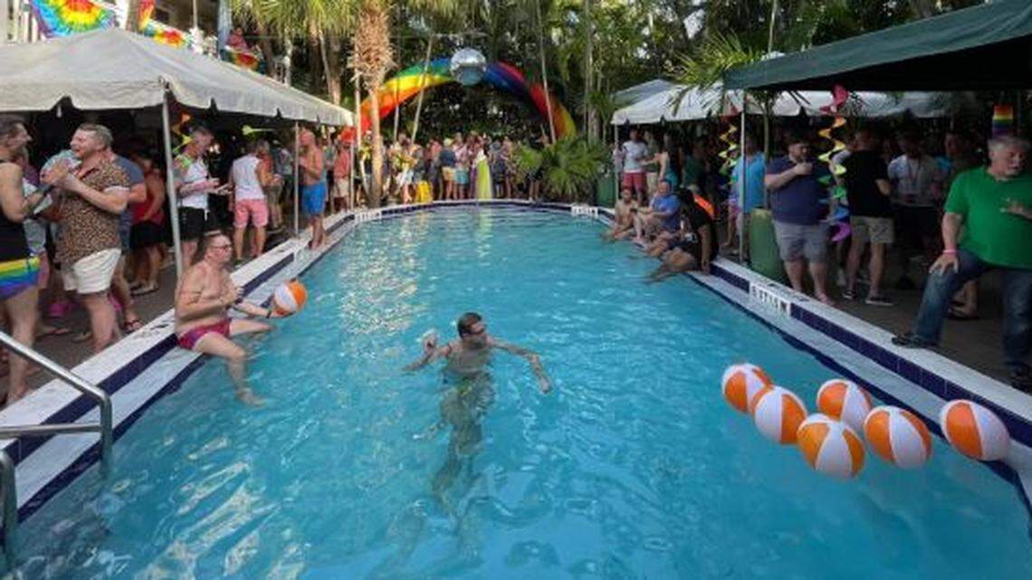 The Island House resort hosted Key West’s Pride kickoff party on June 2, 2022.