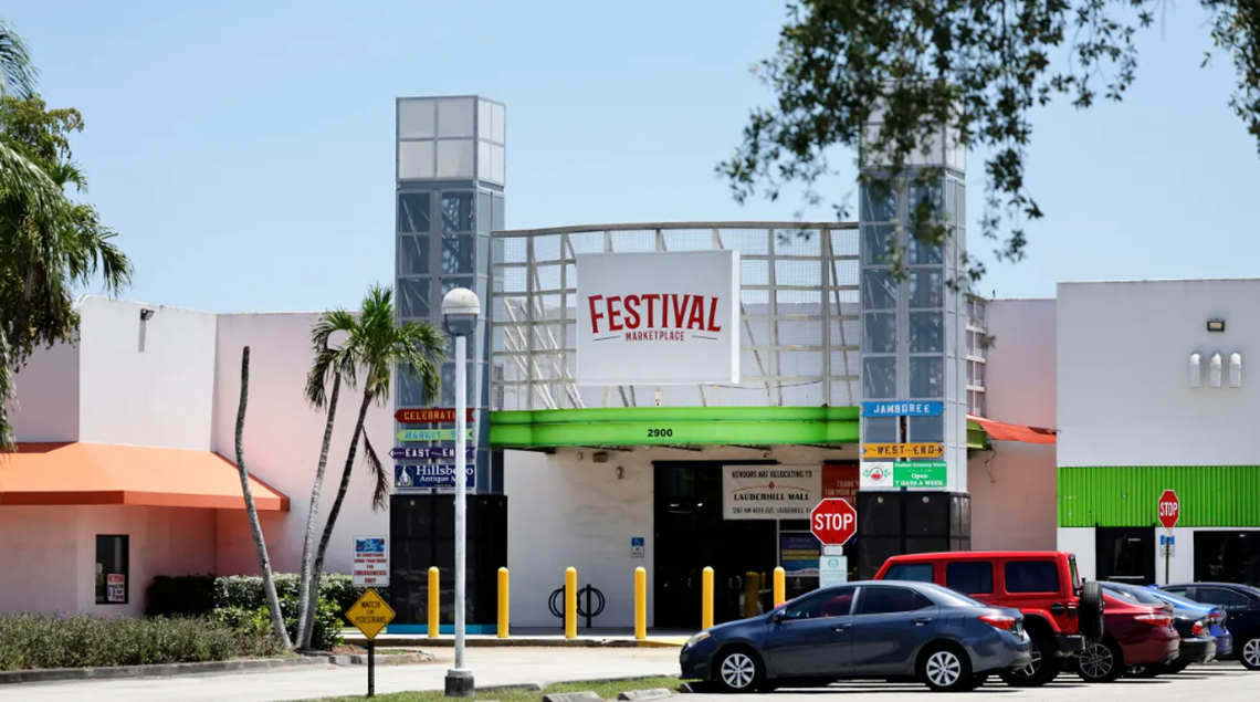 Festival Marketplace in Pompano Beach is being vacated and the flea market building will be torn down and the site used for industrial warehousing.